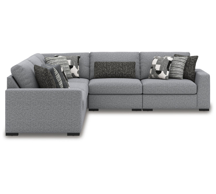 Bealton 5-Piece Sectional - Salt and Pepper
