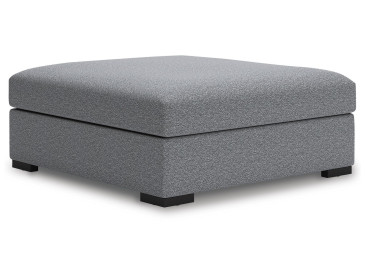 Bealton Oversized Accent Ottoman - Salt and Pepper