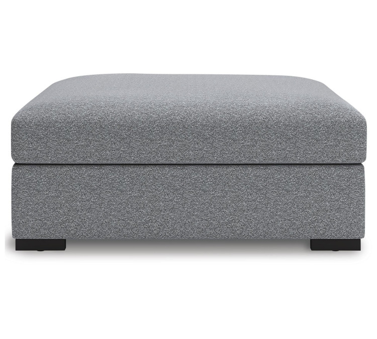 Bealton Oversized Accent Ottoman - Salt and Pepper
