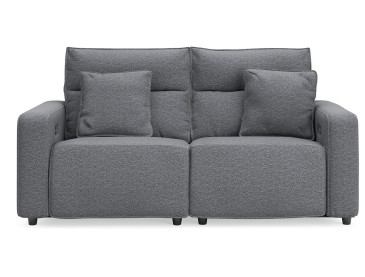Modmax II 2-Piece Reclining Loveseat - Salt and Pepper