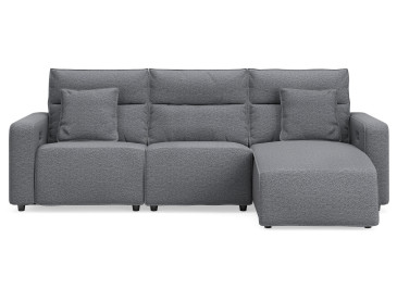 Modmax II 3-Piece Reclining Sofa Chaise - Salt and Pepper