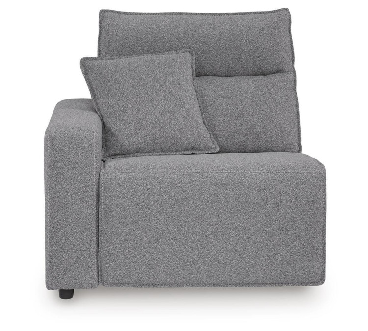 Modmax II 7-Piece Power Reclining Sectional with Audio Consoles - Salt and Pepper