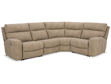 Next-Gen Durapella 4-Piece Power Reclining Sectional - Sand
