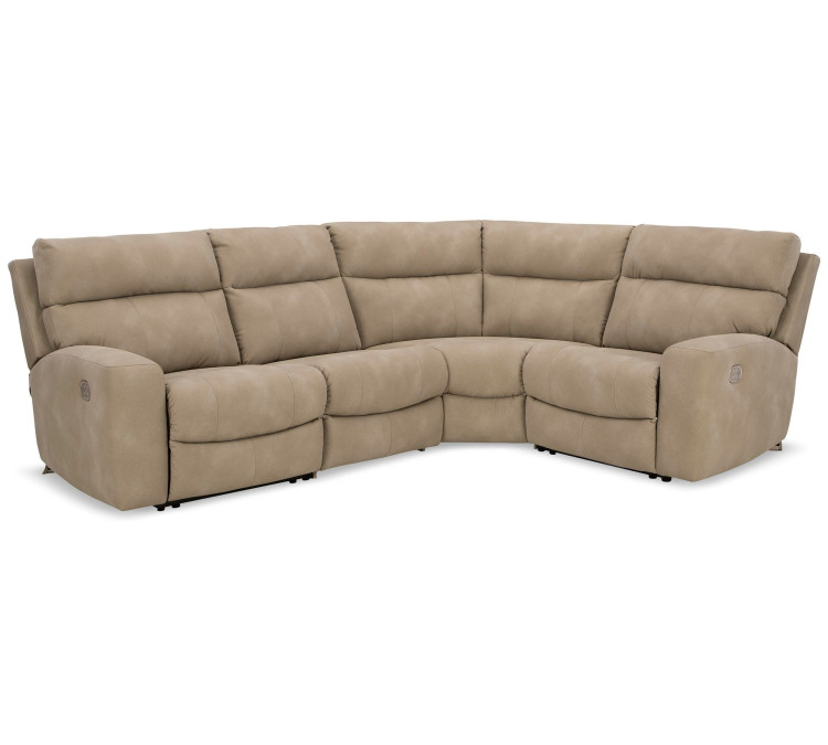 Next-Gen Durapella 4-Piece Power Reclining Sectional - Sand
