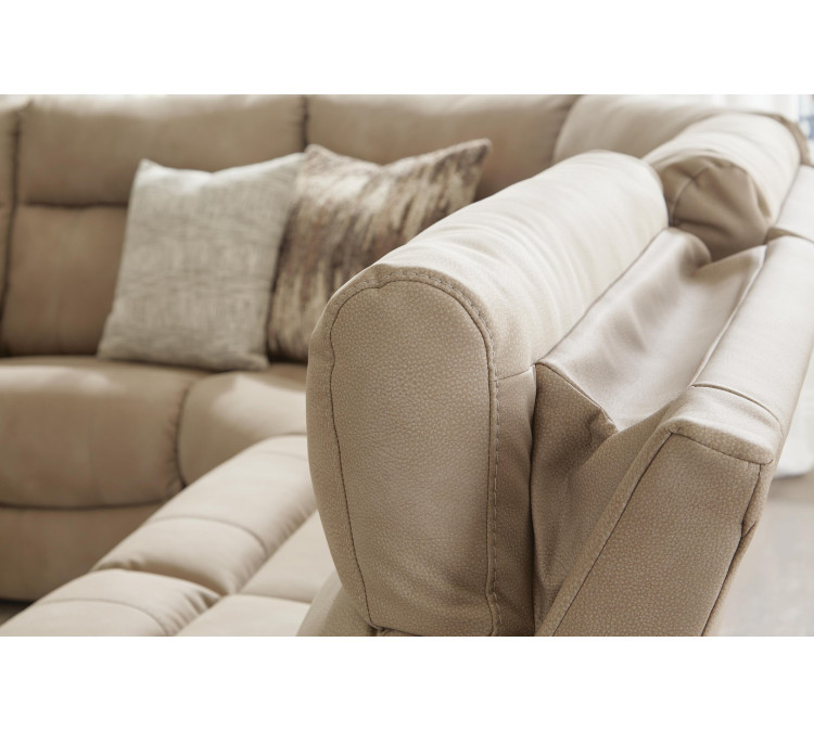 Next-Gen Durapella 4-Piece Power Reclining Sectional - Sand