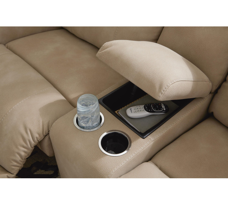 Next-Gen Durapella 6-Piece Power Reclining Sectional - Sand
