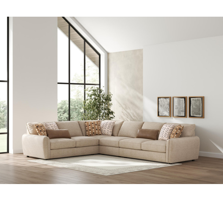 Seyler 4-Piece Sectional - Sand