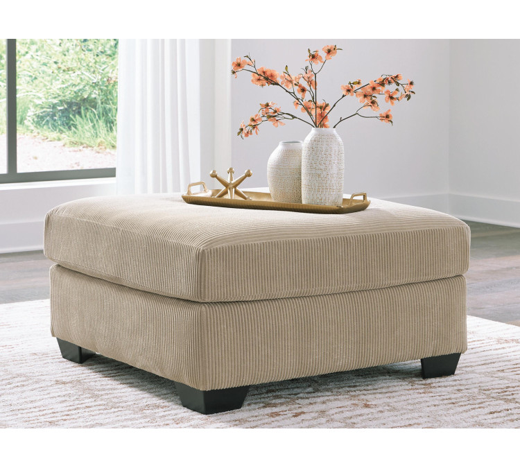 SimpleJoy Oversized Accent Ottoman - Sand