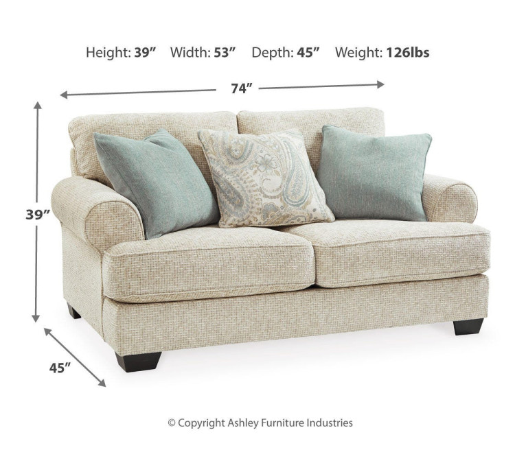 Monaghan Loveseat - Sandstone