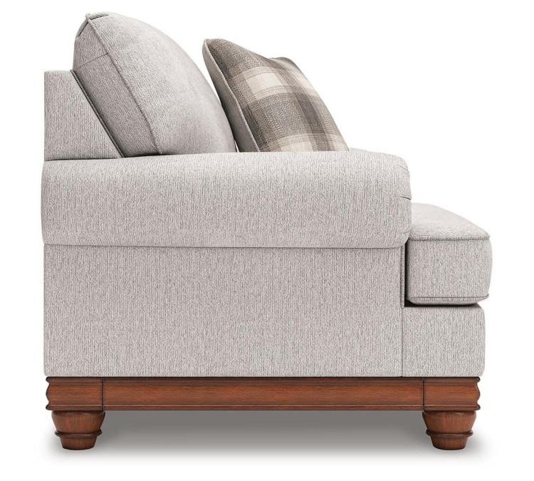Stoughton Chair and Ottoman - Sandstone