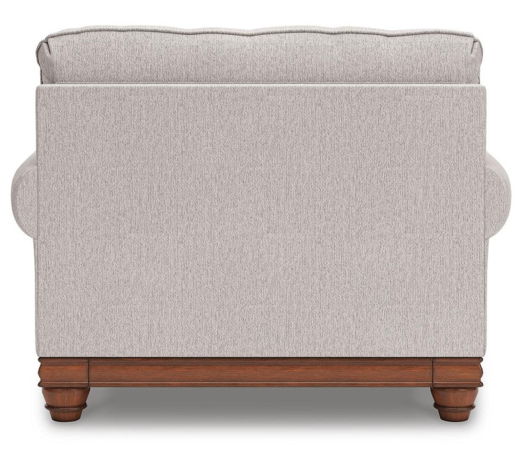 Stoughton Chair and Ottoman - Sandstone