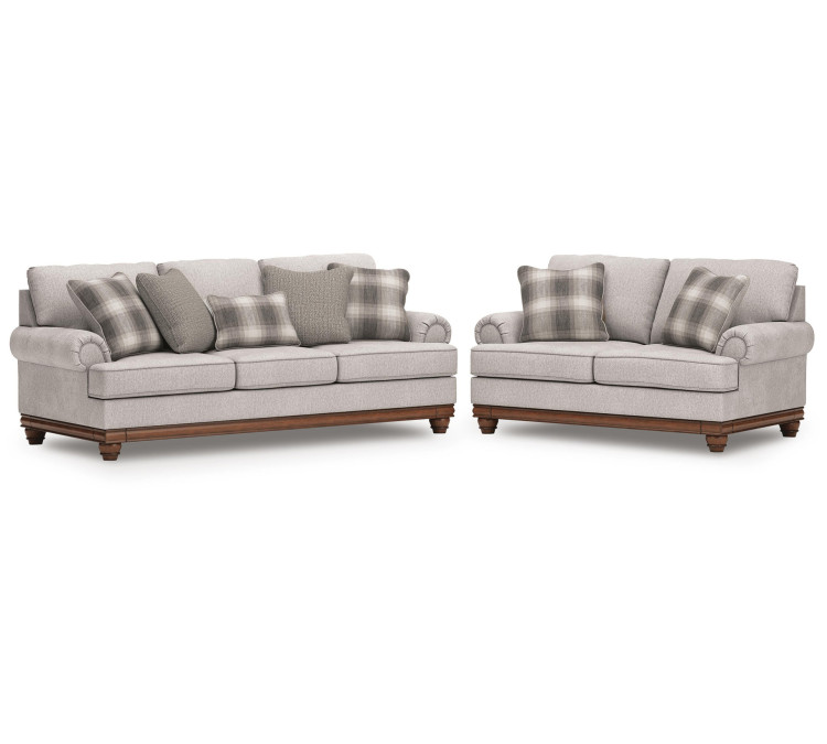Stoughton Sofa and Loveseat - Sandstone