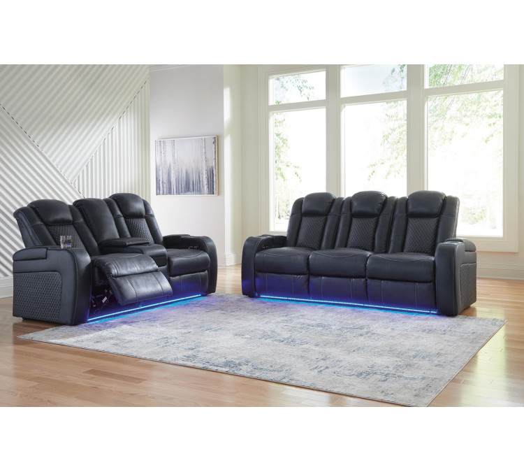 Fyne-Dyme Sofa and Loveseat - Sapphire