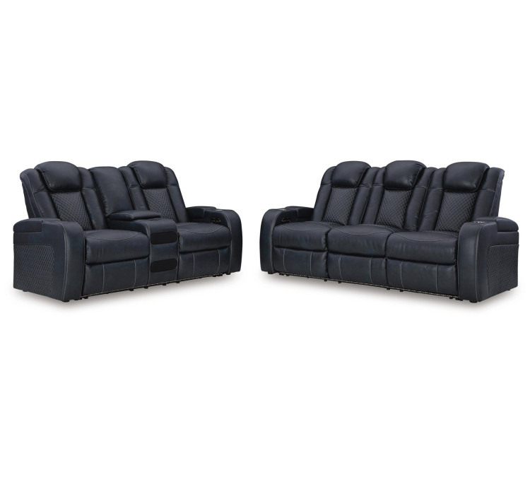 Fyne-Dyme Sofa and Loveseat - Sapphire
