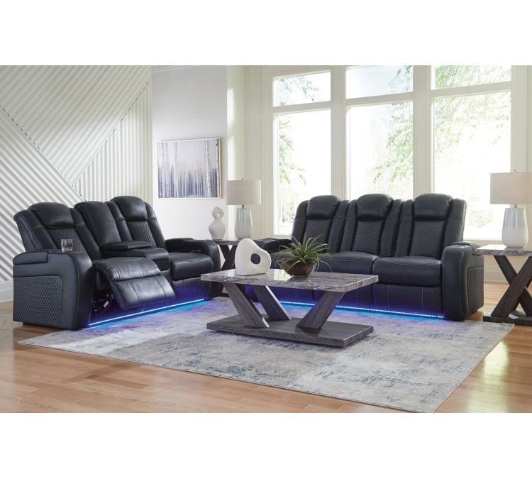 Fyne-Dyme Sofa and Loveseat - Sapphire
