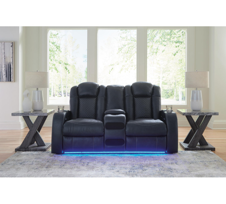 Fyne-Dyme Sofa, Loveseat and Recliner - Sapphire