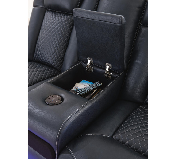 Fyne-Dyme Sofa, Loveseat and Recliner - Sapphire