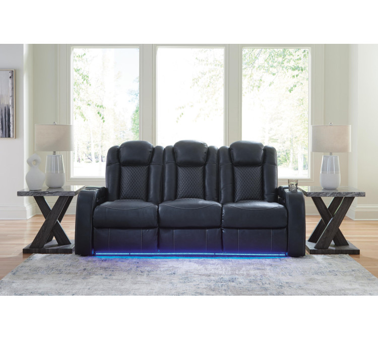 Fyne-Dyme Sofa, Loveseat and Recliner - Sapphire