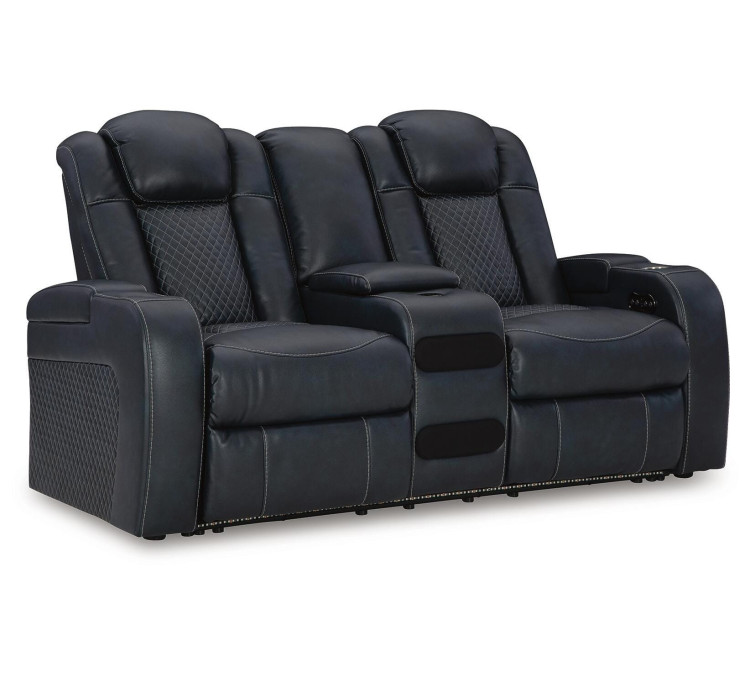 Fyne-Dyme Sofa, Loveseat and Recliner - Sapphire