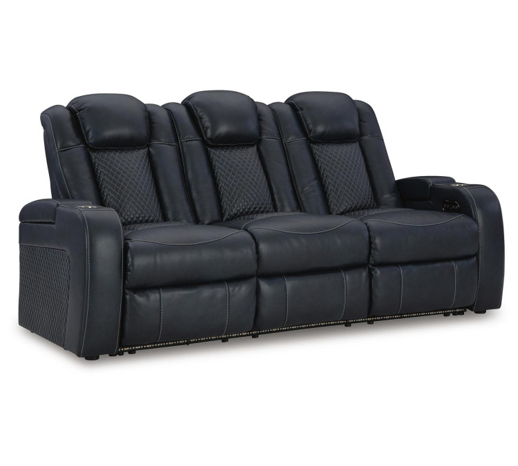 Fyne-Dyme Sofa, Loveseat and Recliner - Sapphire