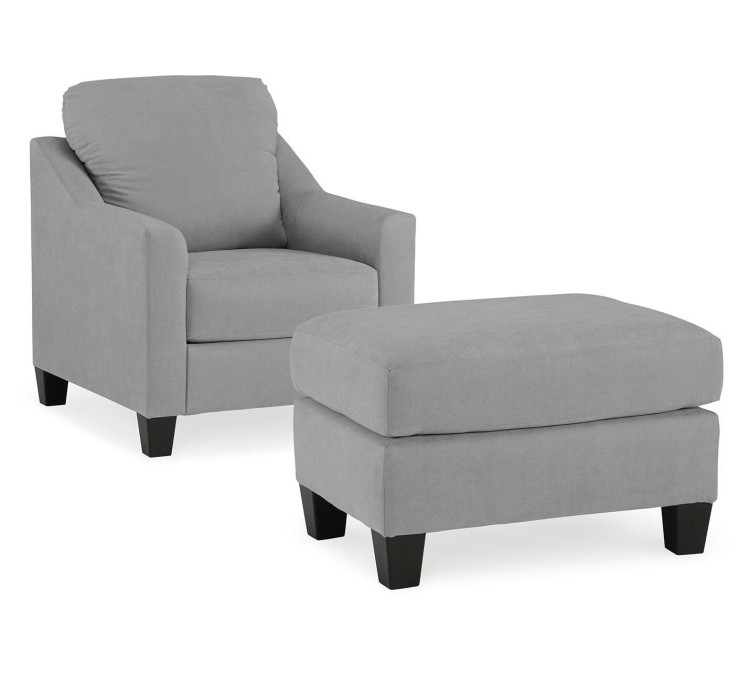 Adlai Chair and Ottoman - Shadow