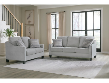 Adlai Sofa and Loveseat - Shadow