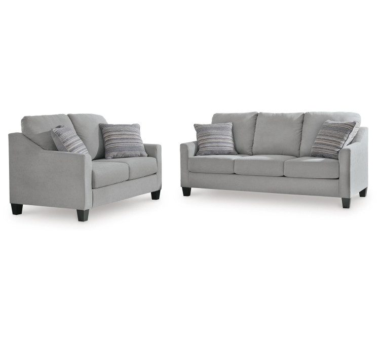 Adlai Sofa and Loveseat - Shadow