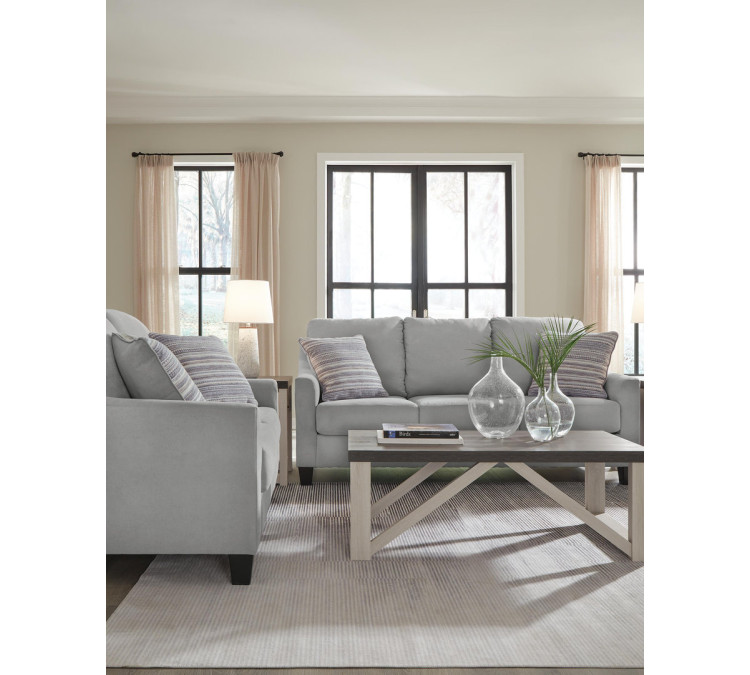 Adlai Sofa and Loveseat - Shadow