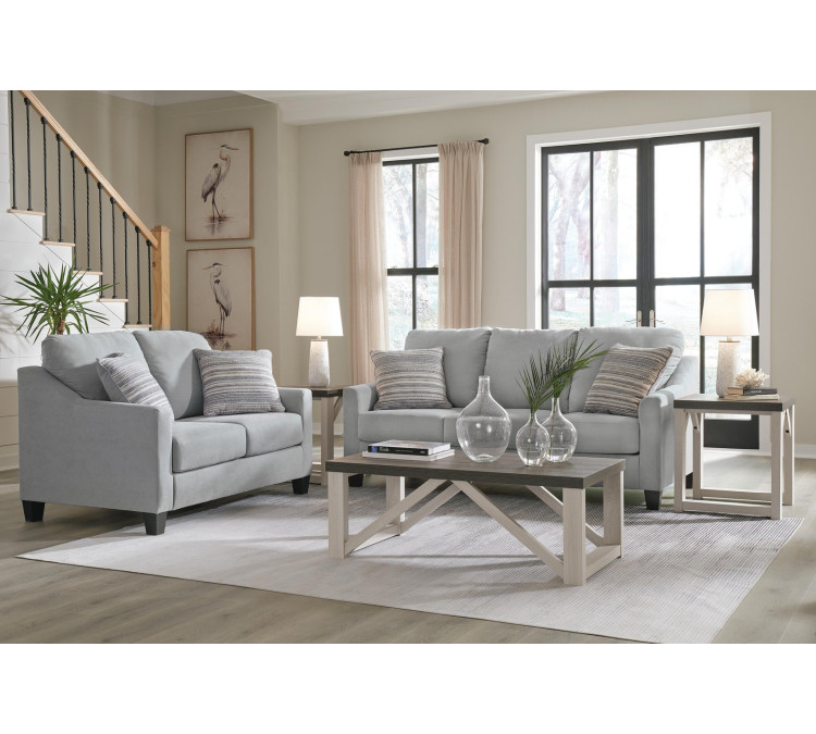 Adlai Sofa and Loveseat - Shadow