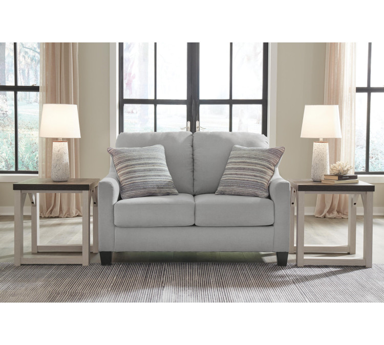 Adlai Sofa, Loveseat, Chair and Ottoman - Shadow