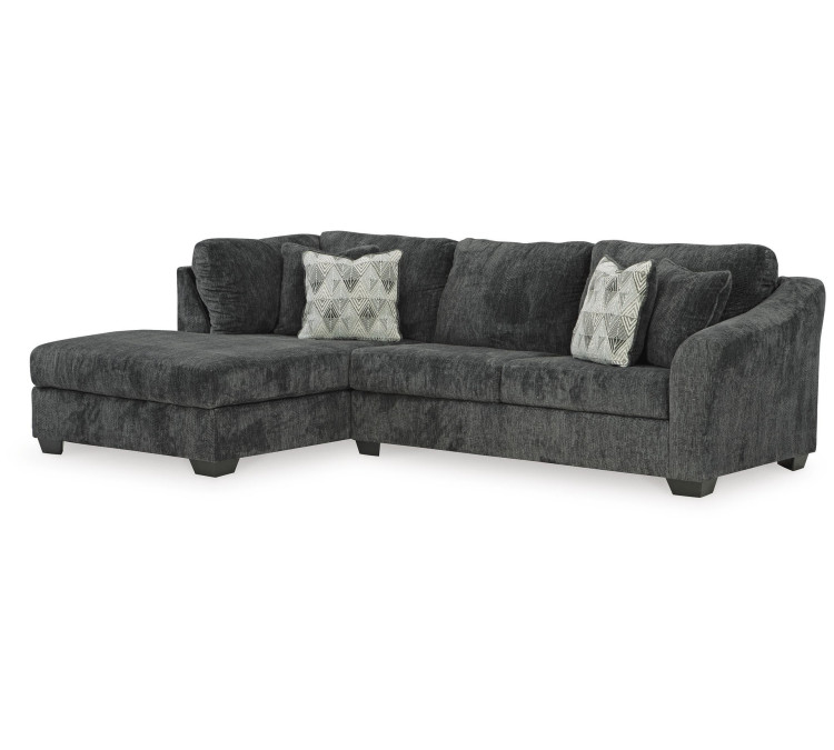 Biddeford 2-Piece Sectional with Chaise - Shadow