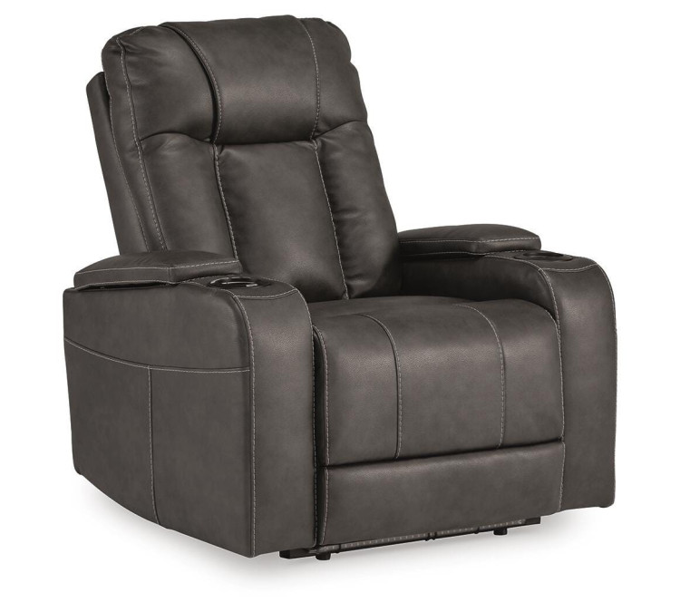 Feazada Power Recliner - Shadow