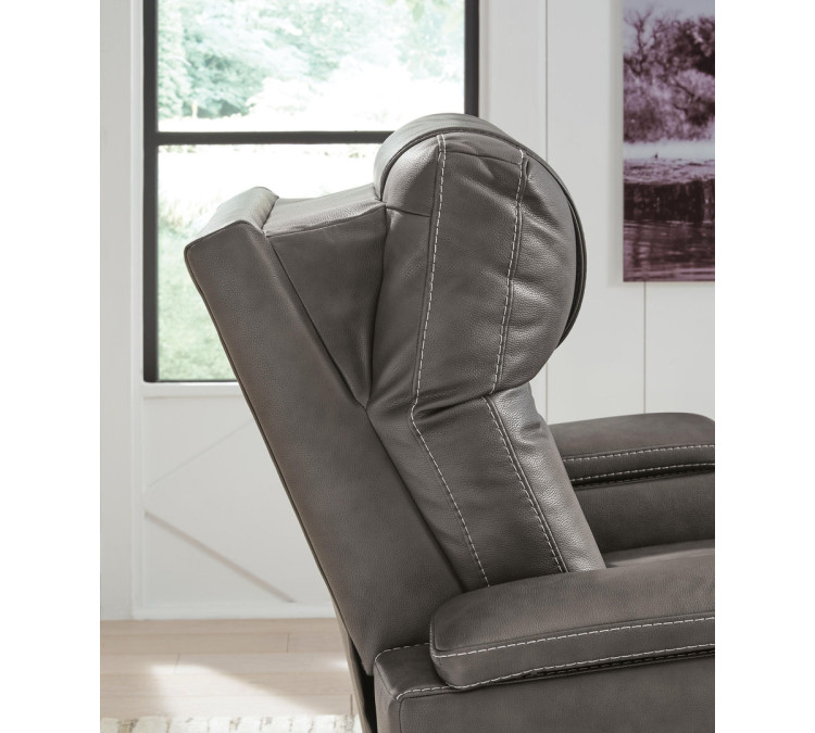 Feazada Power Recliner - Shadow
