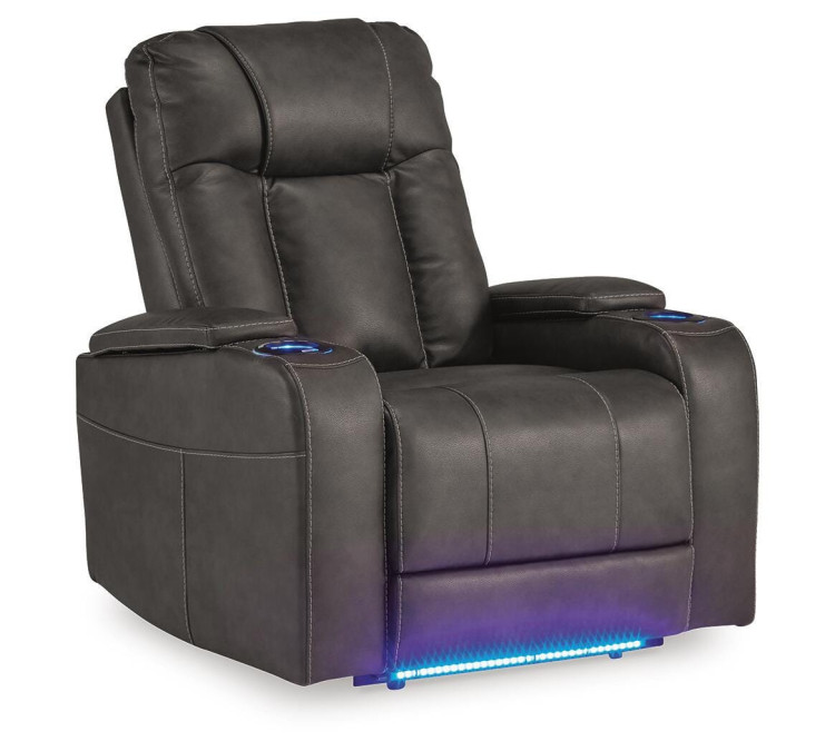 Feazada Power Recliner - Shadow