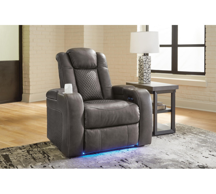 Fyne-Dyme Power Recliner - Shadow