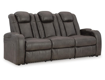 Fyne-Dyme Power Reclining Sofa - Shadow