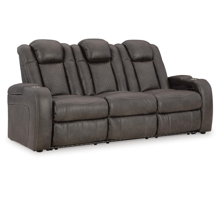 Fyne-Dyme Power Reclining Sofa - Shadow