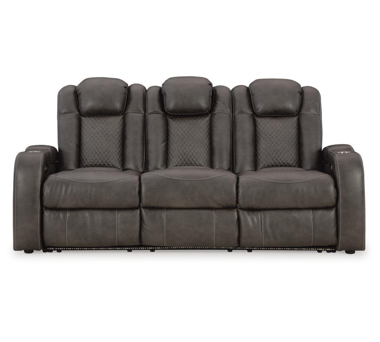 Fyne-Dyme Power Reclining Sofa - Shadow