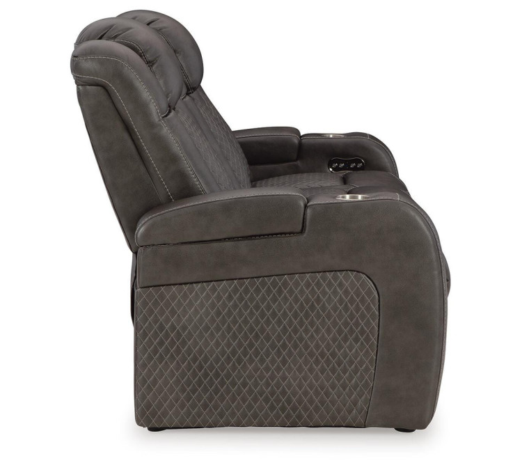 Fyne-Dyme Sofa, Loveseat and Recliner - Shadow