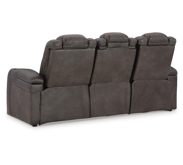 Fyne-Dyme Sofa, Loveseat and Recliner - Shadow