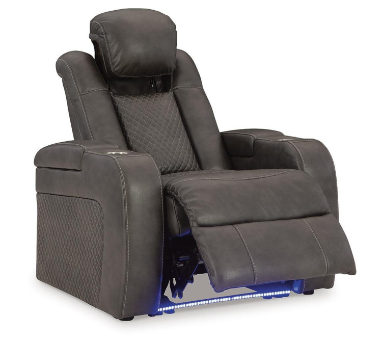 Fyne-Dyme Sofa, Loveseat and Recliner - Shadow