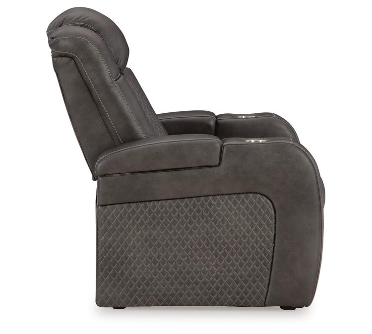Fyne-Dyme Sofa, Loveseat and Recliner - Shadow