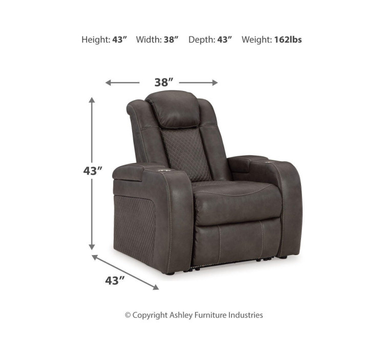 Fyne-Dyme Sofa, Loveseat and Recliner - Shadow