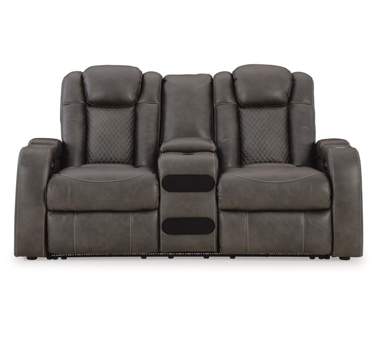 Fyne-Dyme Sofa, Loveseat and Recliner - Shadow