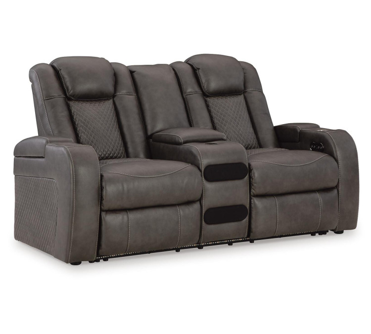 Fyne-Dyme Sofa, Loveseat and Recliner - Shadow