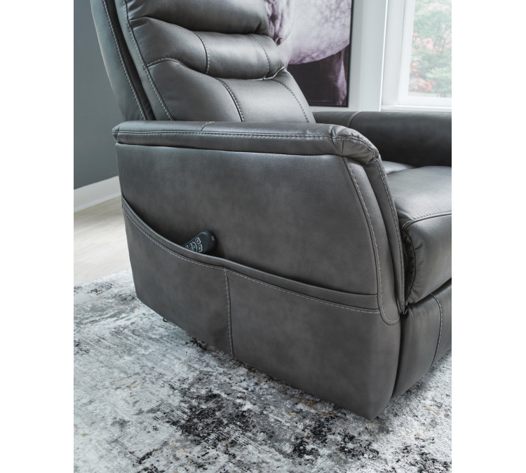 Strawbill Power Lift Recliner - Shadow