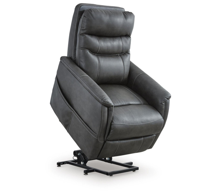 Strawbill Power Lift Recliner - Shadow
