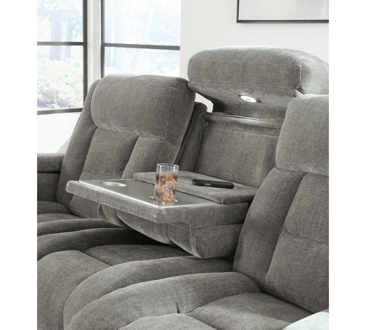 Ultimax Power Reclining Sofa - Shadow
