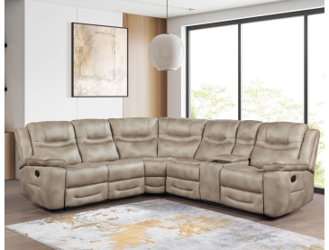 Shelton 3/Piece Manual Reclining Sectional