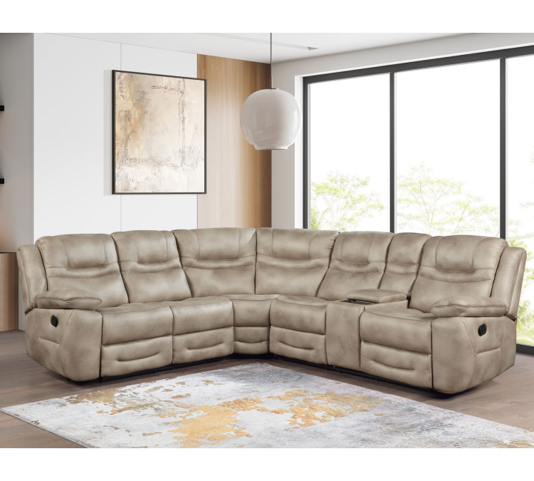 Shelton 3/Piece Manual Reclining Sectional